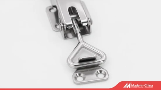 Stainless Steel Spring Loaded Draw Toggle Latch Lock Catch Clamp Clip Zinc Plated Heavy Duty Adjustable Toggle Latch Cabinet Boxes Latch Clamp Q