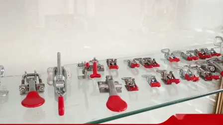 Hot Sale Latch Handle Toggle Clamps with Self Lock Device Hand Tool Strength Hardware Fasteners Horizontal U-Hook Clamp with Lock